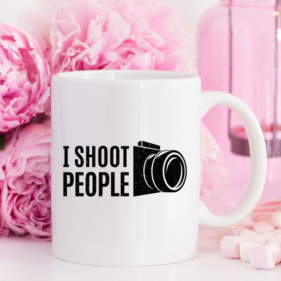 11oz Coffee Mug - I Shoot People - Ceramic Coffee