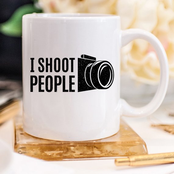 11oz Coffee Mug - I Shoot People - Ceramic Coffee